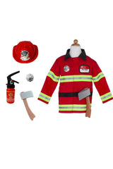 Firefighter Costume with Accesories 3-4 years