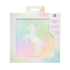Pastel Unicorn Napkins - 20 Pack
