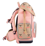 Ergonomic School Backpack Cherry Pompon