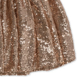 Starla Sequin Skirt -  Gold Blush