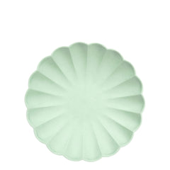 Small Mint Sorbet Compostable Plates (x 8)