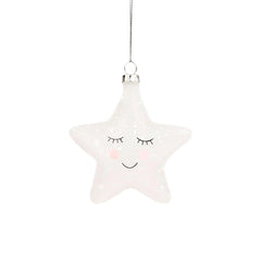 Sweet Dreams Speckled Star Shaped Bauble -  SASS & BELLE