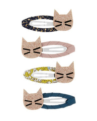 Glitter Kitty Cat 4-Pack Clasp