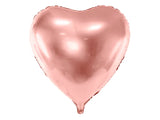 Foil balloon heart - bronze