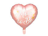 Foil balloon Mom to Be, 35cm, pink