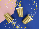 Cups, gold, 220ml