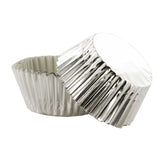 50 baking cups - Silver