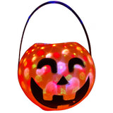 Pumpkin Basket plastic LED