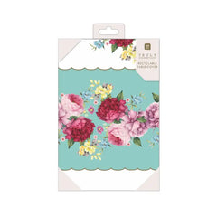 Blue Floral Table Cover