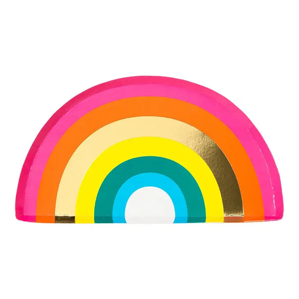 Rainbow Shaped Plates - 16 Pack