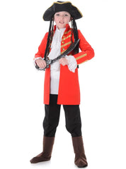 Red Pirate costume 6-8