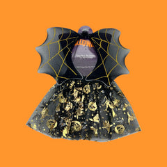 Kit 2 pieces Halloween - tutu and wings