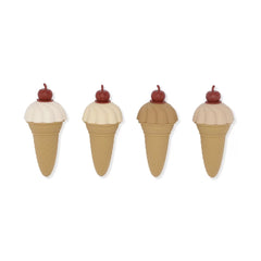4 Pack silicone ice Cream Mould