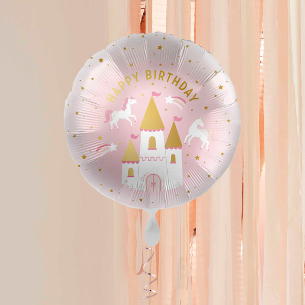 Princess Party Happy Birthday Balloon