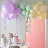 Pastel Balloon Arch Kit with Pastel Tassels