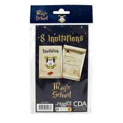 Invitations Magic School X8