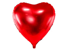 foil balloon heart, red - 45 cm FOLAT