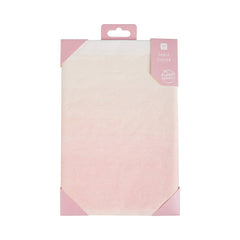 Pink Paper Table Cover for Valentine's Day