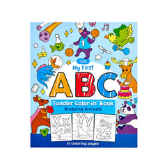 Toddler Color-In’ Book – ABC Amazing Animals
