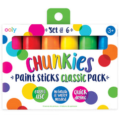 Chunkies Paint Sticks – Set of 6 – Classic