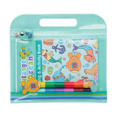 Ooly – Mini Traveler Coloring & Activity Kit – Outrageous Ocean (138-014)