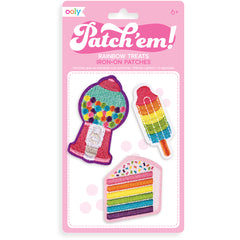 Patch Em Iron On Patches – Set of 3 – Rainbow Treats