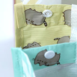 SET OF 3 RECYCLED PLASTIC BOTTLES RPET RECYCLING BAGS - PUSHEEN THE CAT