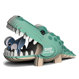 029 Crocodile - 3D Cardboard Model Kit