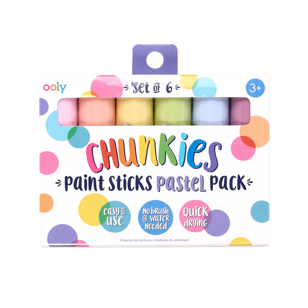 Ooly Chunkies paint sticks - pastel - set of 6