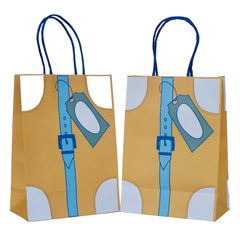 (PP-05-99-08-20 ) STEAM TRAIN PARTY BAGS (SET OF 8)