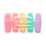 le bonbon pâtisserie scented pastel highlighters - set of 5