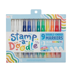 stamp-a-doodle double-ended markers - set of 12