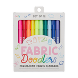 fabric doodlers markers - set of 12