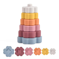 (6057) Stacking tower lucky - 6 pieces