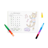 (138-015) mini traveler coloring and activity kit - jungle friends