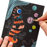 friendly fish scratch and scribble mini scratch art kit"