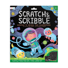 Space Explorer Scratch and Scribble Scratch Art Kit