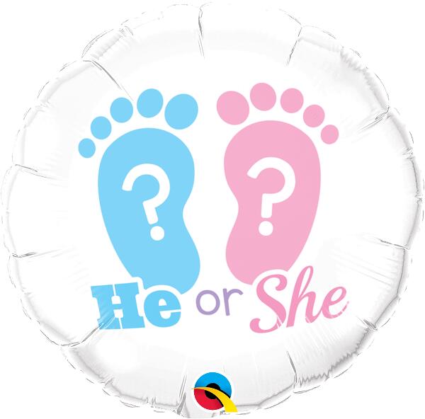 He Or She? Footprints