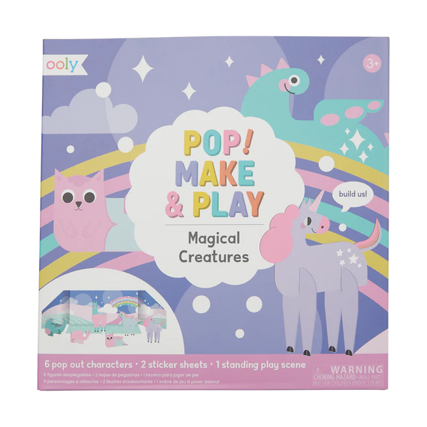 pop! make and play activity scene - magical creatures