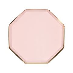 Pale pink side plates