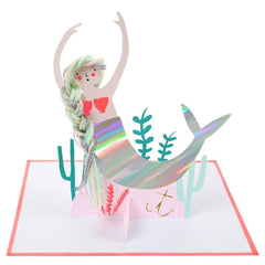 Mermaid Stand-Up Card