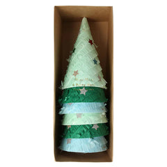Fringed Christmas Tree Party Hats (x 6)