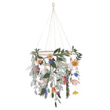 Paper garden chandelier