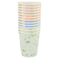 Ditsy floral cups