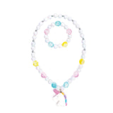 White Unicorn Necklace & Bracelet