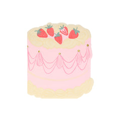 Pink cake napkins