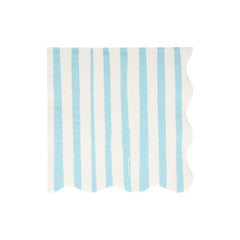 Blue stripe napkins L