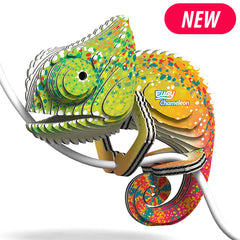 075 Chameleon - 3D Cardboard Model Kit