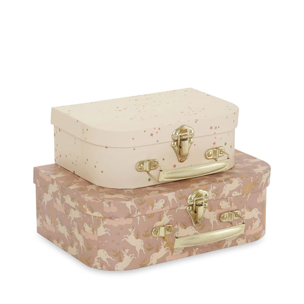 2 pack suitcase - unicorn blush/etoile multi