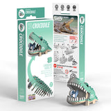 029 Crocodile - 3D Cardboard Model Kit